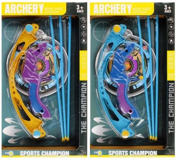 НАБОР ЛУКОВ С АКСЕССУАРАМИ ЩИТ ИЗ 4 СТРЕЛ КРЕАТИВНЫЙ ИГРУШЕЧНЫЙ ЛУК ДЛЯ ДЕТЕЙ