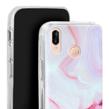 Etui do Huawei P20 LITE case wzory + Szkło