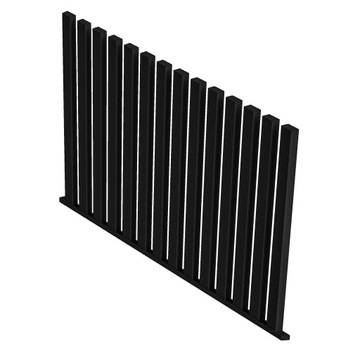 Panel ogrodzeniowy przęsło stalowe grzebieniowe