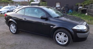 Renault Megane II Cabrio 2.0 i 16V 135KM 2004 Renault Megane Cabrio 2,0 benzyna skóry wyposażony niski przebieg zarej., zdjęcie 1