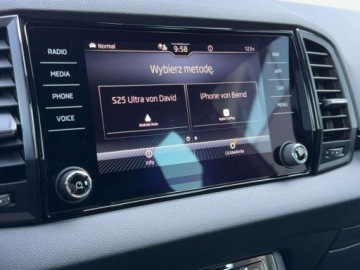 Skoda Karoq Crossover Facelifting 2.0 TDI SCR 150KM 2022 Skoda Karoq LED Matrix ACC Grzane fotele i szyba przednia Kamera AC 3-stre, zdjęcie 26