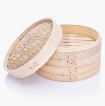 PAROWNIK DUKA 2SZT BAMBUSOWY DIMSUM PAROWAR 25,5CM