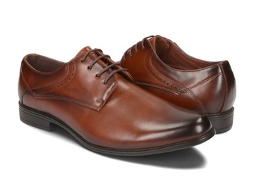 МУЖСКИЕ ЭЛЕГАНТНЫЕ ТОРЖЕСТВЕННЫЕ ОБУВИ MXC-482/BR BROWN 42