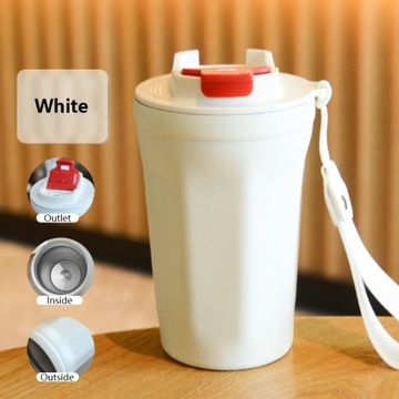 380ML Stainless Steel Vacuum Insulated Tumbler Keep Warm and Cold Reusable