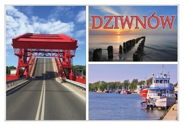 Magnesy na lodówkę miasta - DZIWNÓW