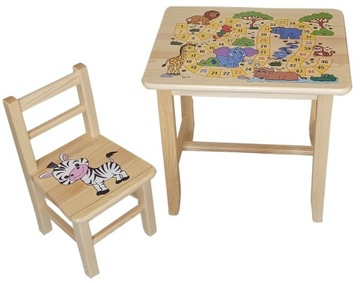 Детский стол и стул. Набор деревянной мебели ВЫКРОЙКИ