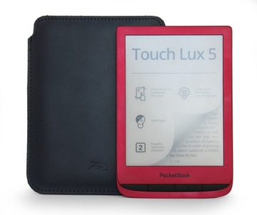 LURESKO Skórzane etui pokrowiec do Amazon Kindle 11/10/8 / Empik GoBook 6'