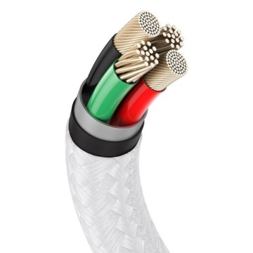 Baseus Cafule USB кабель для iPhone 2.4A 1м Белый
