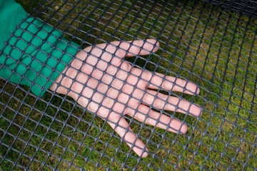 СЕТКА ПЛАСТИКОВАЯ ЧЕРНАЯ, ПВХ, садовое ограждение для кур, 0,8х25м