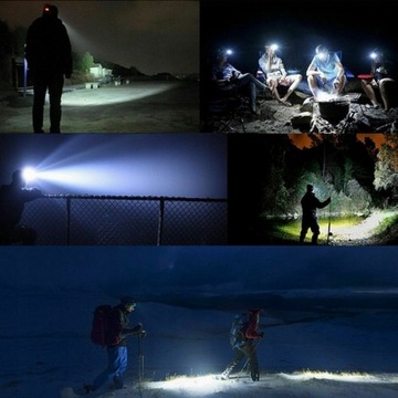 LATARKA CZOŁOWA NA GŁOWĘ CZOŁÓWKA LAMPKA LED ZOOM