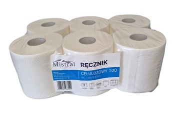 Czyściwo, ręcznik papierowy celuloza 100m x 6 szt.