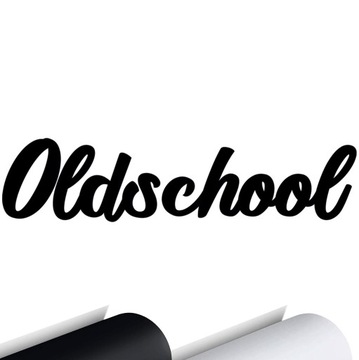 NAKLEJKA na samochód OLDSCHOOL stara szkoła 16x4