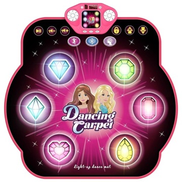 БОЛЬШОЙ МУЗЫКАЛЬНЫЙ ТАНЦЕВАЛЬНЫЙ КОВРИК, ИГРУШКА ДЛЯ ДЕТЕЙ, ВКЛЮЧАЕТ 27 УРОВНЕЙ