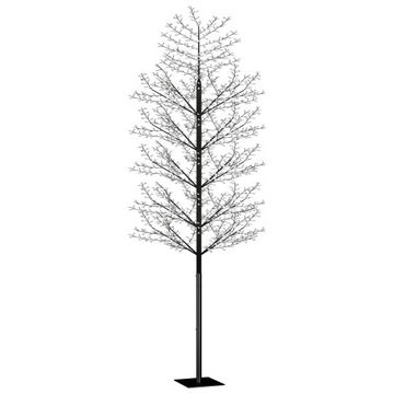 Drzewko z lampkami, 2000 LED, ciepły biały, kwiat wiśni, 500 cm
