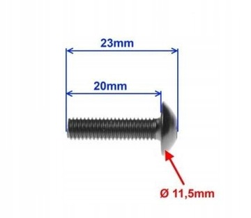 ВИНТ ОБЛЕКТОРА СЕРЕБРЯНЫЙ 5x20
