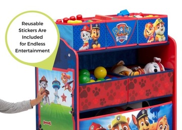 НАБОР PAW PATROL СТОЛ СТУЛЬЯ ОРГАНИЗАТОР ПОЛКА