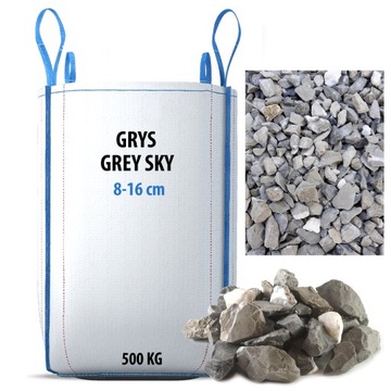 Grys Ogrodowy Kamienie Ozdobne GREY SKY - 500KG