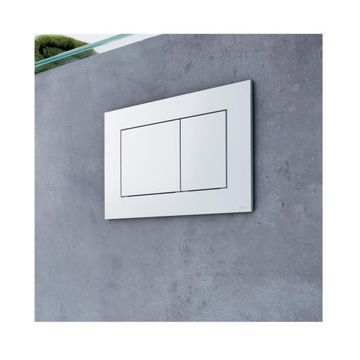 Кнопка смыва унитаза Tece Now, матовый хром