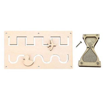 2pcs Montessori Busy Board Sensory Early StyleF