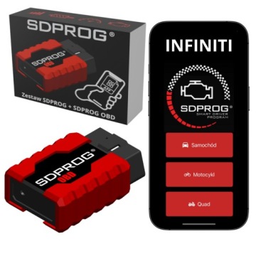 Infiniti Diagnostický tester Skener OBD2 Sdprog Dpf Program Android iOS