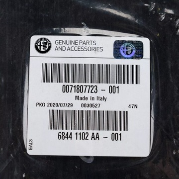 ZÁCPA  PLNĚNÍ PALIVA ALFA ROMEO GIULIETTA