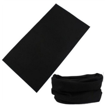 Maska kominiarka Bandana TERMO CZARNA lekka lato
