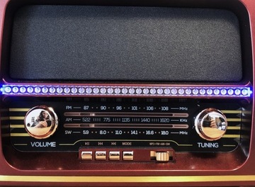 РОЗЕТКА RadioRetro LED Bluetooth 1200 мАч CHERRYLEDS
