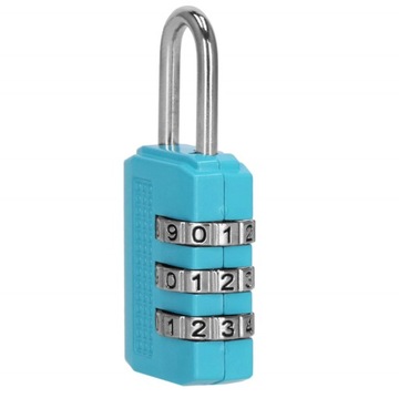 КОМБИНИРОВАННЫЙ ЗАМОК, ПЕРЕМЕННЫЙ КОД, 3 ЦИФРЫ, КОМБИНАЦИЯ, ДЛЯ ТРЕНАЖЕРНОГО ЗАЛА, ПРОЧНЫЙ, ПОДХОДИТ