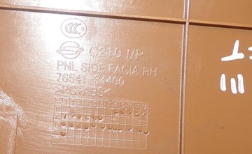 MŘÍŽKA VENTILACE KRYT LIŠTA KONZOLA SSANGYONG KORANDO III FACELIFT 76541-34400