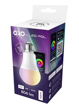 Żarówka LED Smart WI-FI RGB E27 9W TUYA