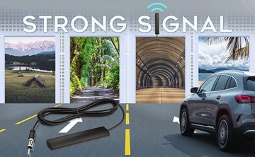 Универсальная радиоантенна для усиления FM AM сигнала 12В 5м