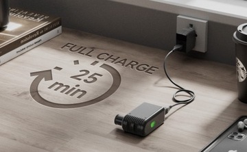 Pompka elektryczna Elektryczna mini pompka rowerowa 100 Psi czarna