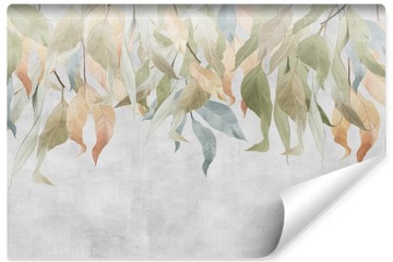 Fototapeta LIŚCIE Tropikalne Natura Beton 360x240