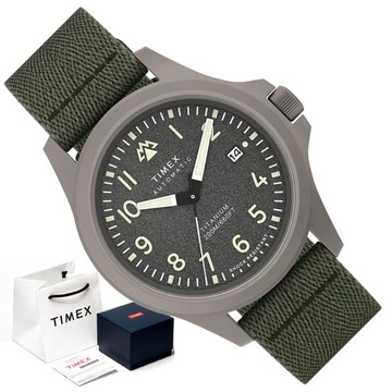 ZEGAREK MĘSKI Timex Automatyczny Tytanowy 200M TW2V95300 SHOCK Expedition