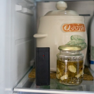 2MEASURE 260708 Черный будильник для метеостанции