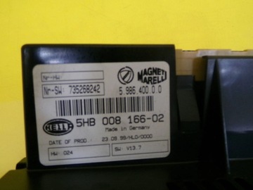 PANEL ŘÍZENÍ VENTILACE KLIMATIZACE LANCIA LYBRA 5HB008166-02 NR1066