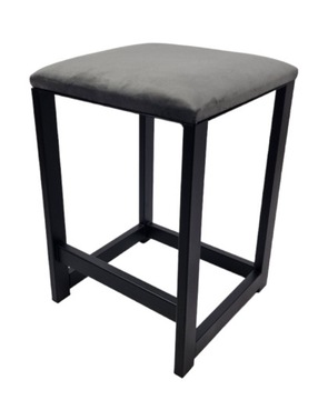 Квадратный бархатный табурет с сиденьем, 35 ​​см