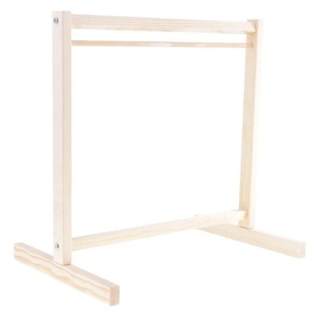 2x drewniany stojak na ubrania DIY zmontowany