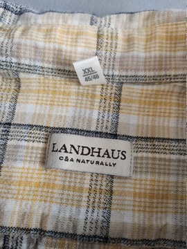 LANDHAUS C&A KOSZULA BAWARSKA MYŚLIWSKA w KRATKĘ 3XL 45/46