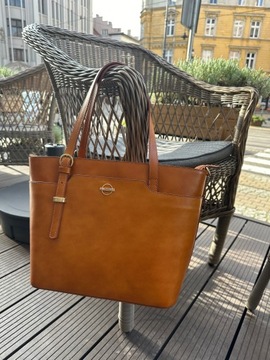 Betlewski Torebka damska duża na ramię shopper bag