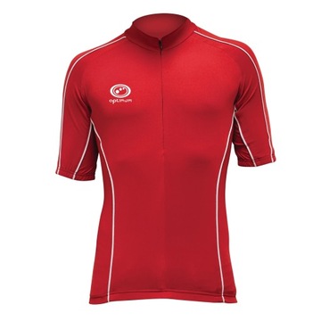 OPTIMUM KOSZULKA ROWEROWA ROZM. XL CZERWONA