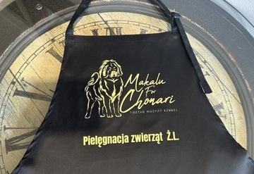 FARTUCH Z LOGIEM KUCHARSKI KELNERSKI FARTUCH GASTRONOMICZNY Z NADRUKIEM