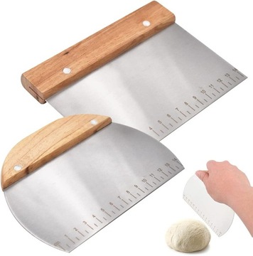 2X SKROBACZKA DO CIASTA SKROBAK Z STALI NIERDZEWNE