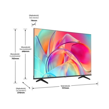 50-дюймовый QLED-телевизор HISENSE 50E7KQ