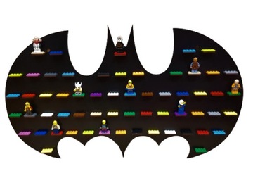 Batman XL na ludziki klocki 59 figurek półka regał