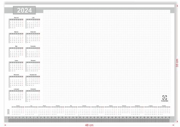 Блокнот-календарь на 2024/2025 год, полосатый, большой