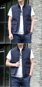 Весенняя и осенняя верхняя одежда с множеством карманов Fi