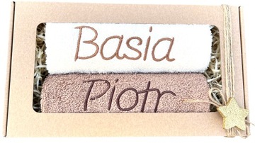 Рождественский подарок ТОЛСТЫЕ Полотенца с именной вышивкой