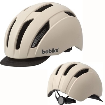 KASK ROWEROWY DLA DOROSŁYCH Bobike CITY CREAM ROZMIAR M