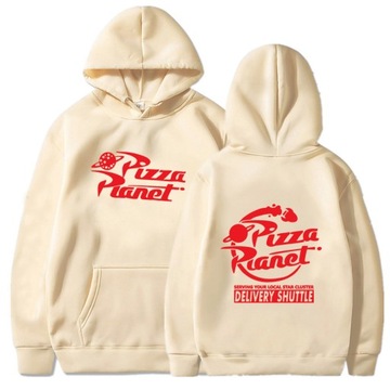 męska bluza Pizza Planet Cartoon bluzy z nadrukiem